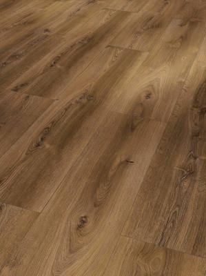Laminatboden Eiche Montana Gekälkt Natur Landhausdiele Stärke 8mm - Eichefarben/Dunkelbraun, KONVENTIONELL, Holzwerkstoff (128,5/24,3/0,8cm) - Parador