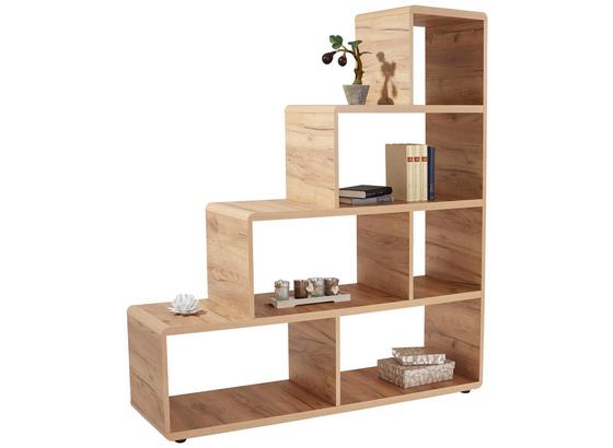 Regal Fontana - Eichefarben/Schwarz, MODERN, Holzwerkstoff (138,5/148/35cm) Regal Fontana - Eichefarben/Schwarz, MODERN, Holzwerkstoff (138,5/148/35cm)