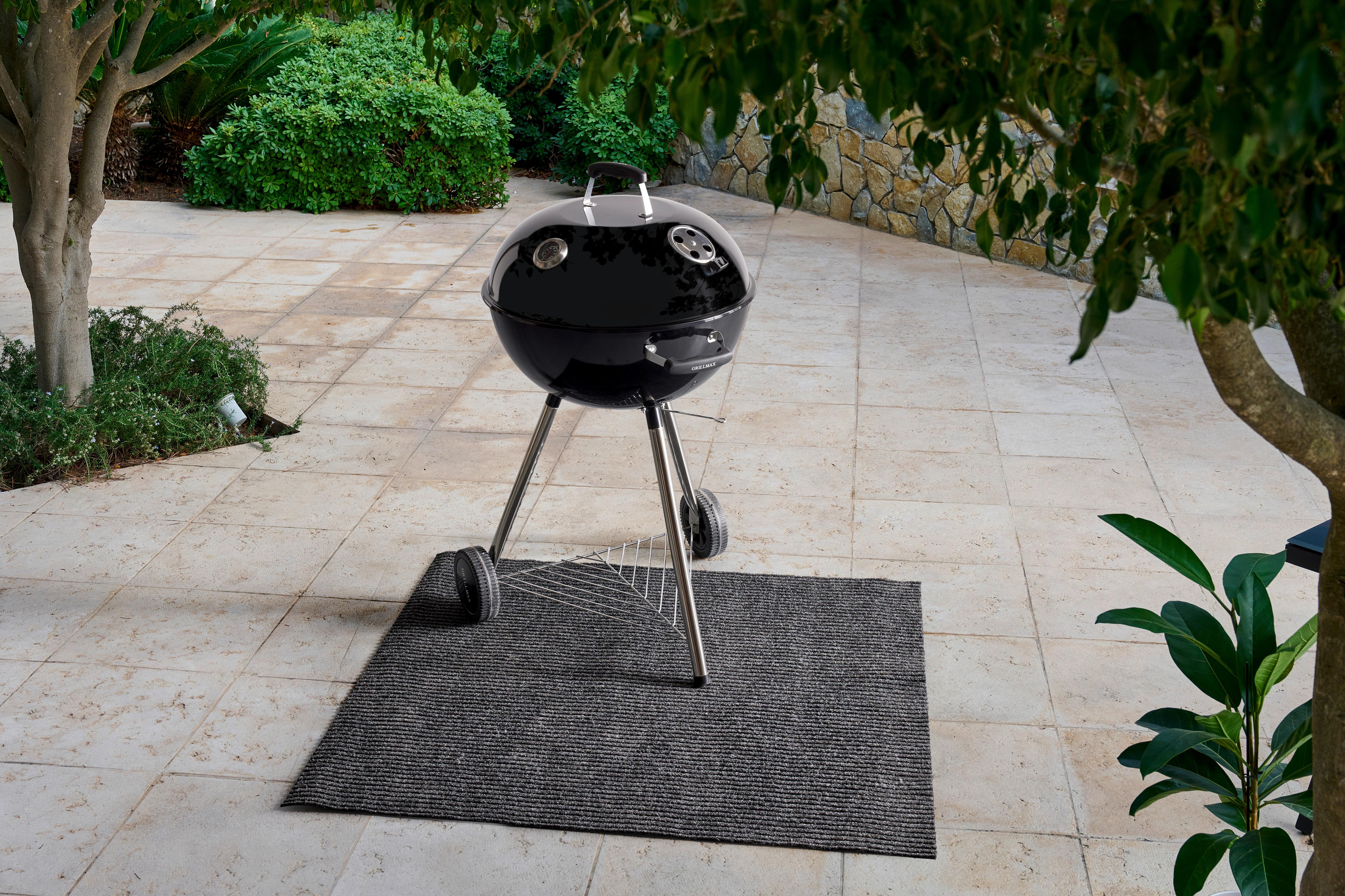 PODLOŽKA POD GRIL BARBEQUEMATTE - antracitová, textil (100/120cm) - Modern Living