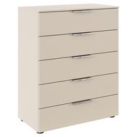 Kommode Flipp Champagner B: 80 Cm - Champagner/Schwarz, MODERN, Holzwerkstoff (80/100/42cm) - Rauch Möbel