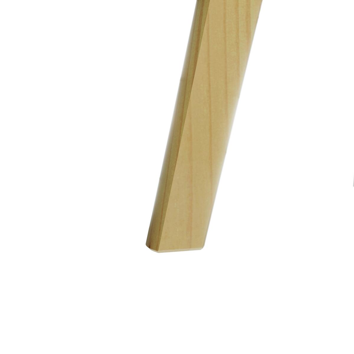 Stuhl-Set Mahoe Naturfarben Echtholz Beine 2er-Set - Naturfarben/Grau, MODERN, Holz/Textil (51,5/80,5/49cm) - MID.YOU