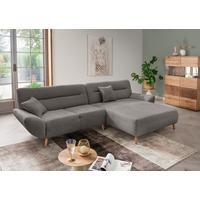 Ecksofa Drago Anthrazit S: 290x166 cm - Wildeiche/Anthrazit, KONVENTIONELL, Textil (290/166cm) - MID.YOU