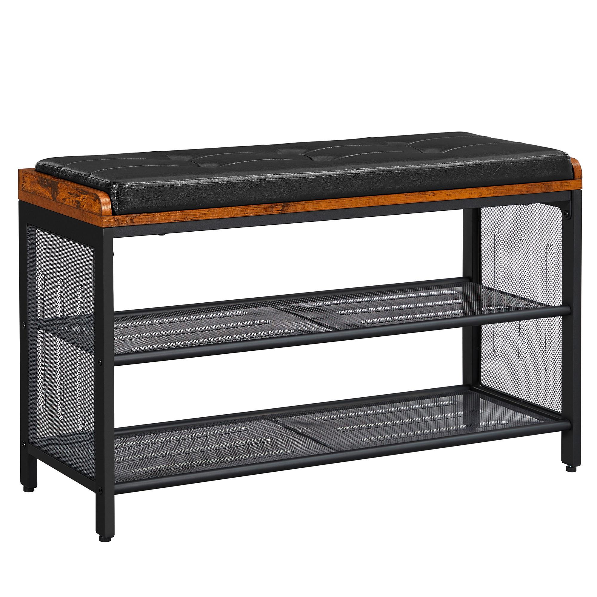 LAVICA DO PREDSIENE LBS75X - hnedá/čierna, Trend, kov/kompozitné drevo (80/48/30cm) - Boxxx