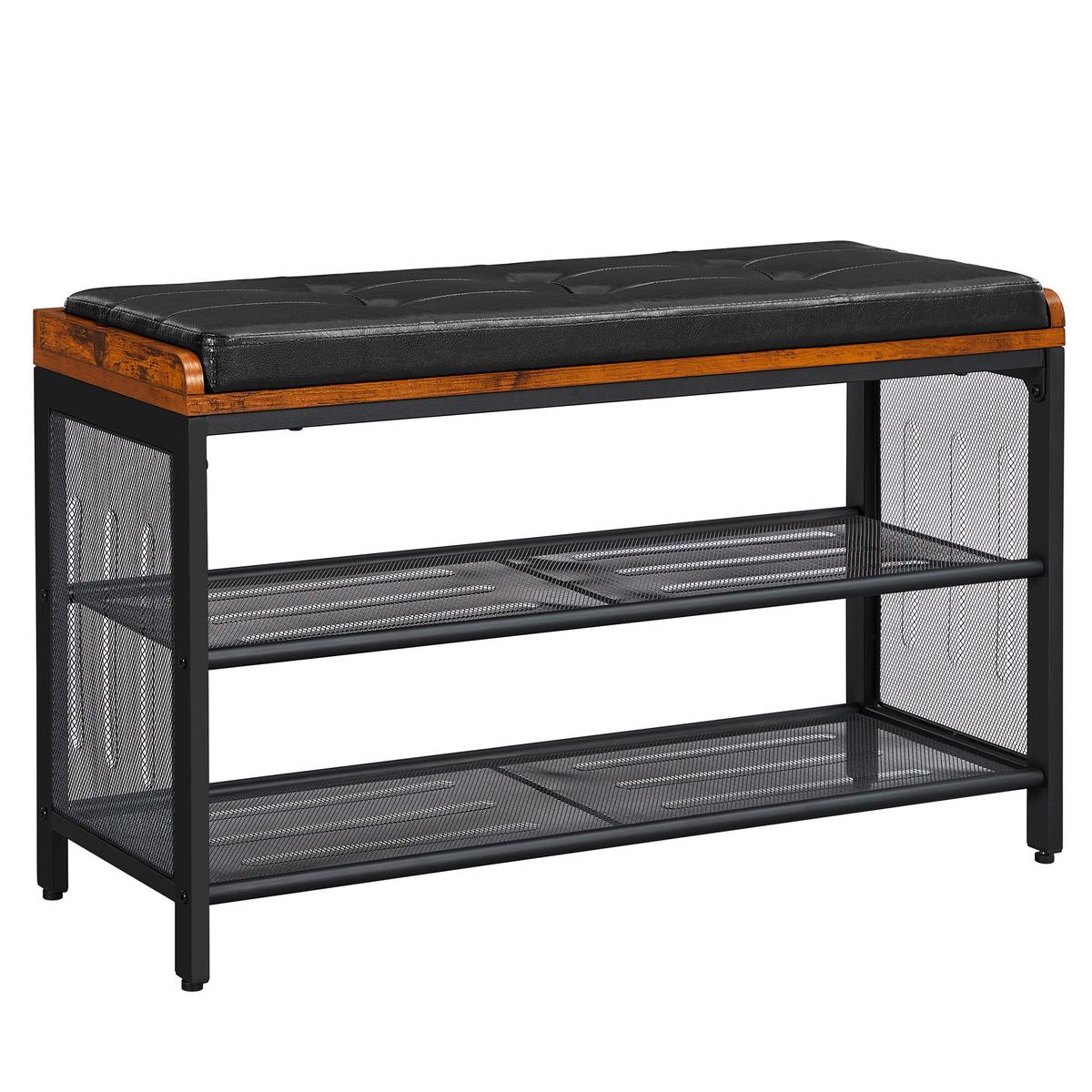 LAVICA DO PREDSIENE LBS75X - hnedá/čierna, Trend, kov/kompozitné drevo (80/48/30cm) - Boxxx