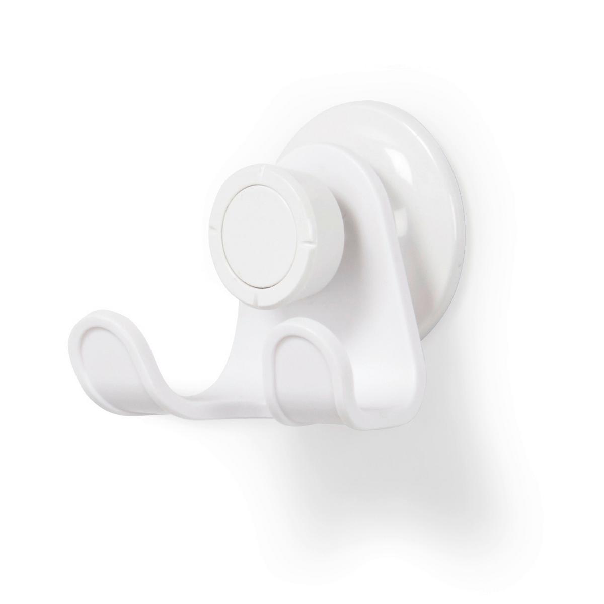HÁČIK EASY - biela, Modern, plast (7,72/5,61/7,7cm) - Premium Living