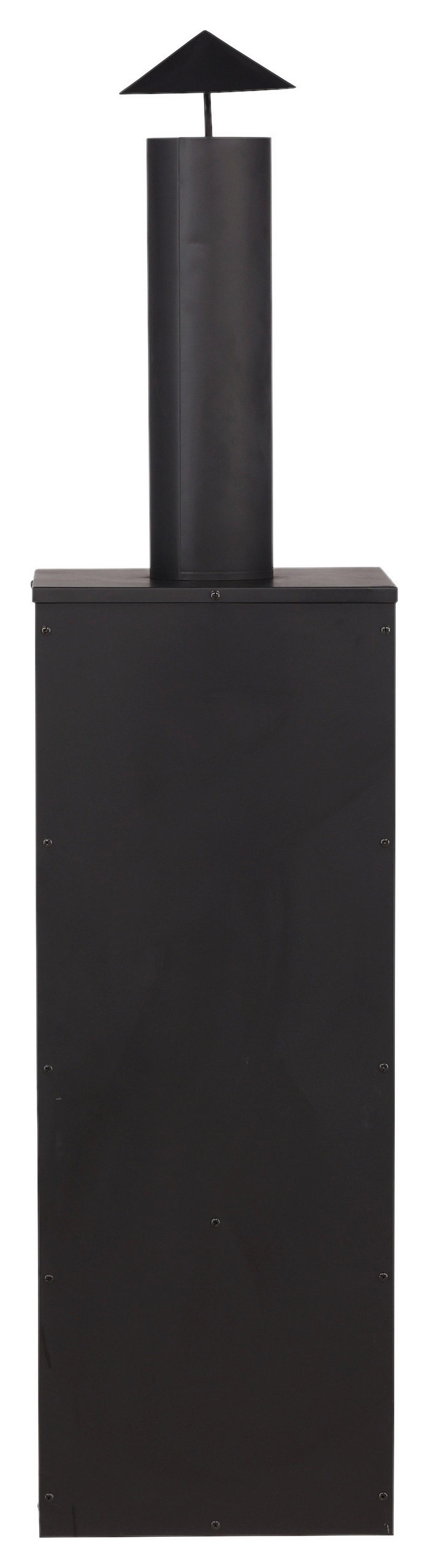 Feuerstelle Makarima - Schwarz, KONVENTIONELL, Metall (45/199/45cm) - Gardenson