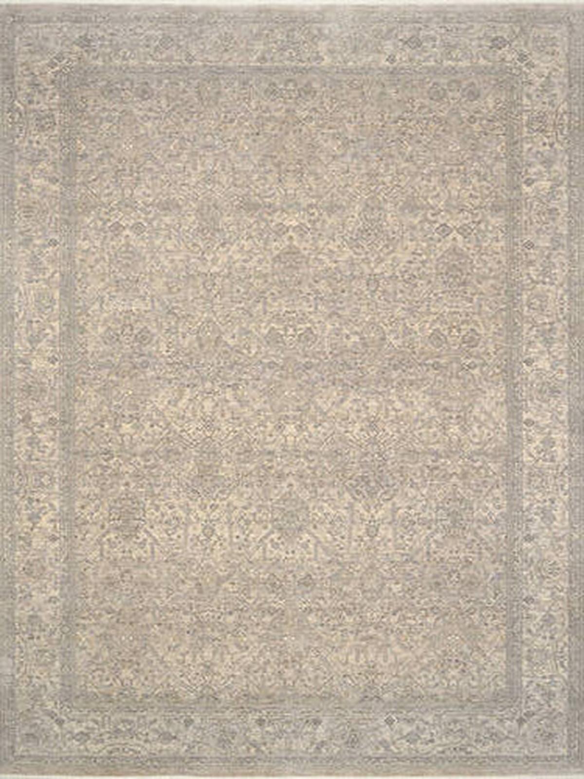 Webteppich Provence - Hellgrau/Naturfarben, LIFESTYLE, Textil (67/130cm) - Dieter Knoll