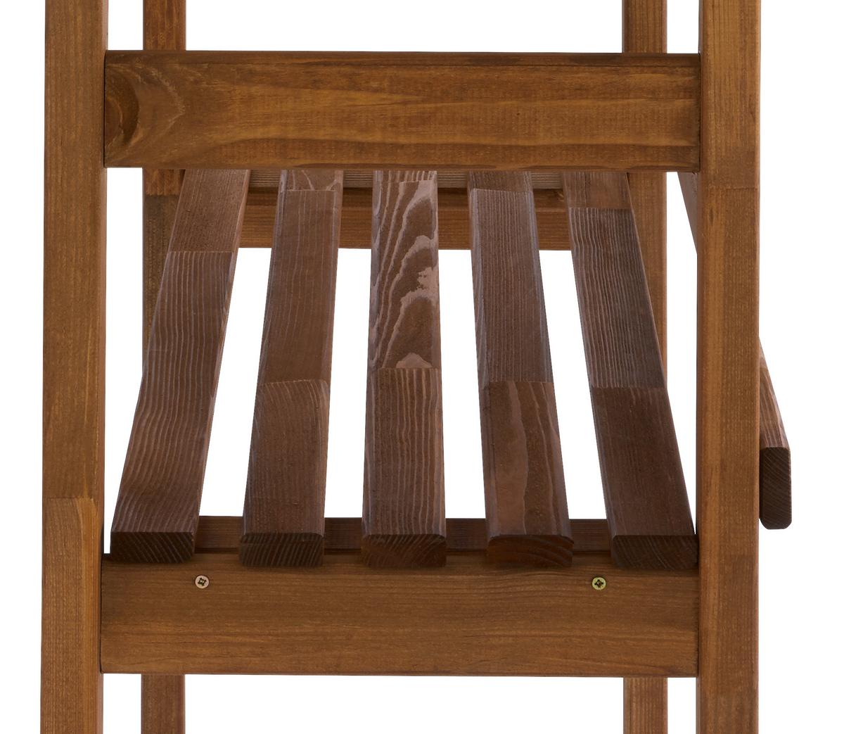 Pflanztisch Holz Mit Ablage L/b/h: 78/32/94 Cm - Braun, KONVENTIONELL, Holz/Metall (78/94/38cm)