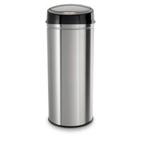 ODPADKOVÝ KÔŠ IR SENSOR - BRUSHED - 42L - čierna/strieborná, Trend, kov/plast (31/31/79,5cm) - Echtwerk