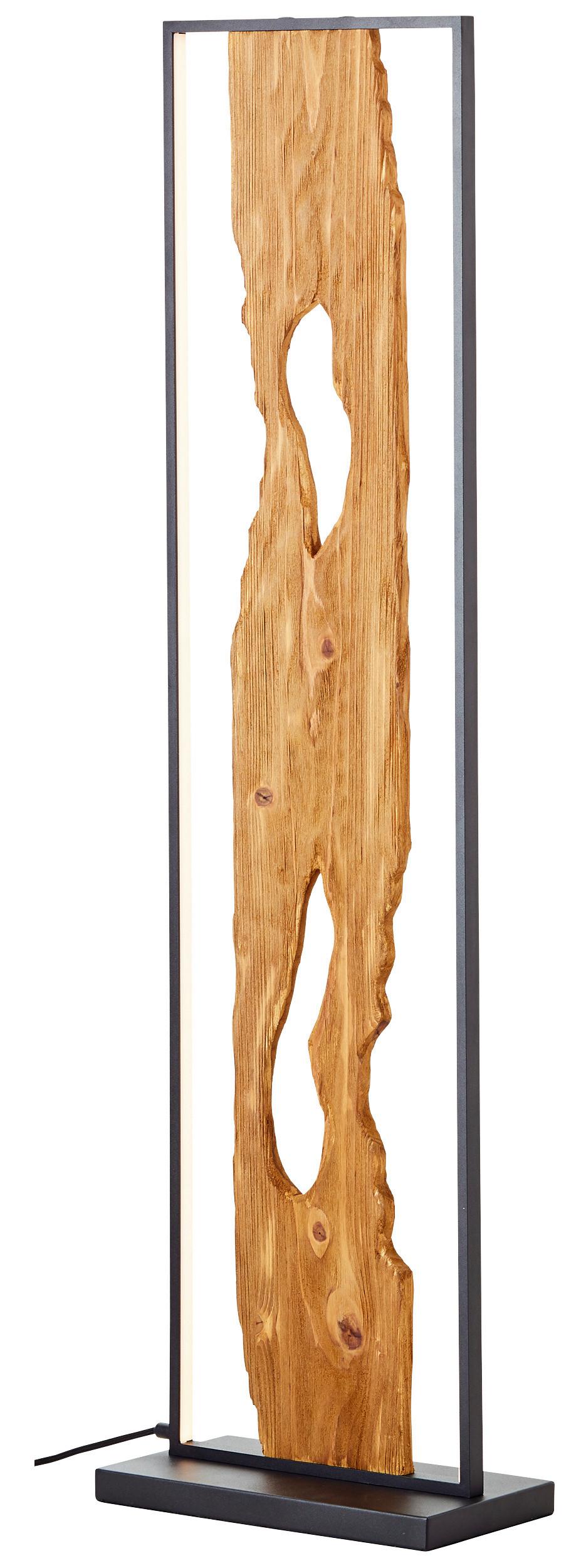LED-Stehleuchte CHAUMONT aus Holz in Natur Detail