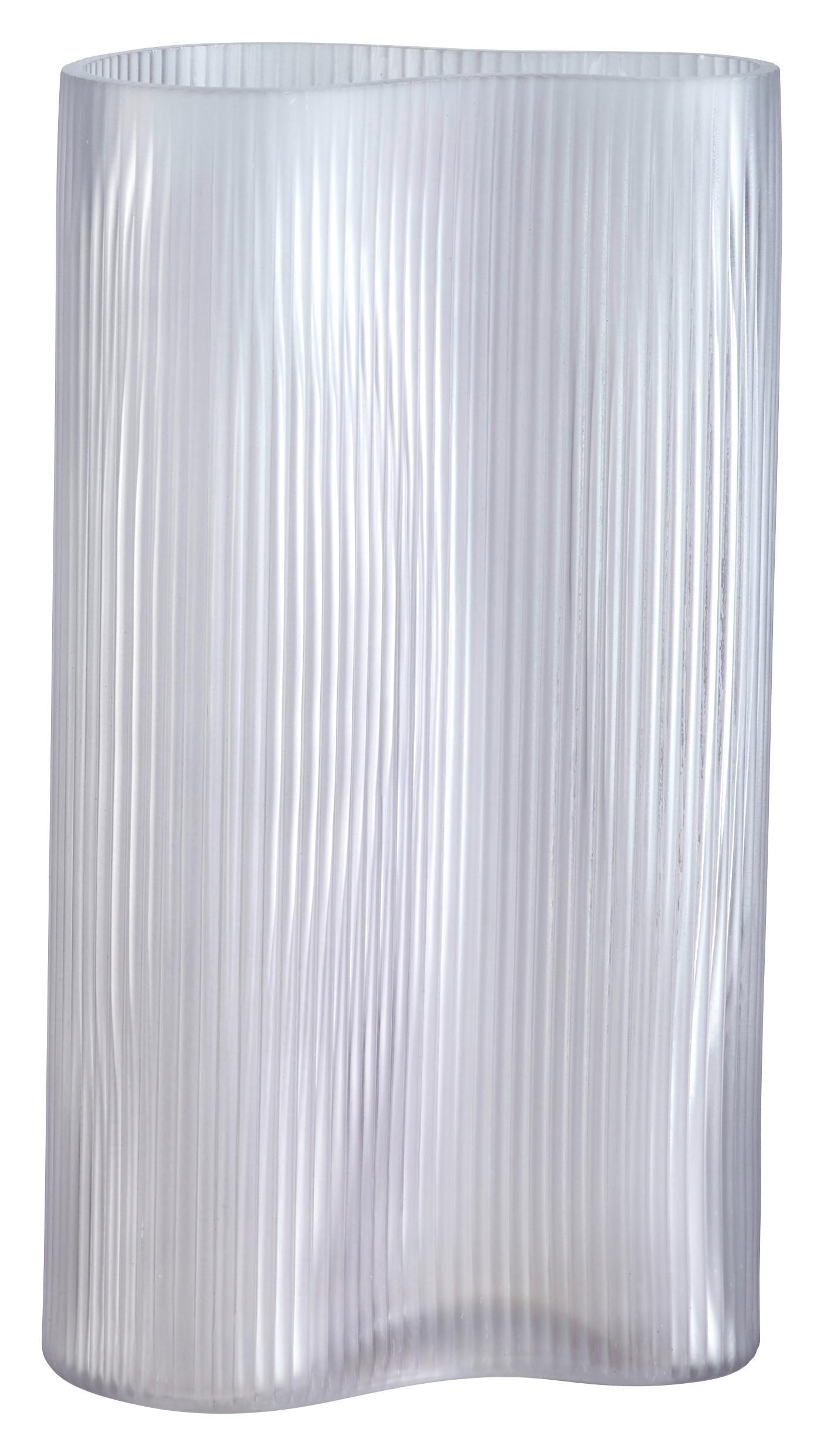 Váza Magnus - šedá, Moderní, sklo (16/30cm) - Modern Living