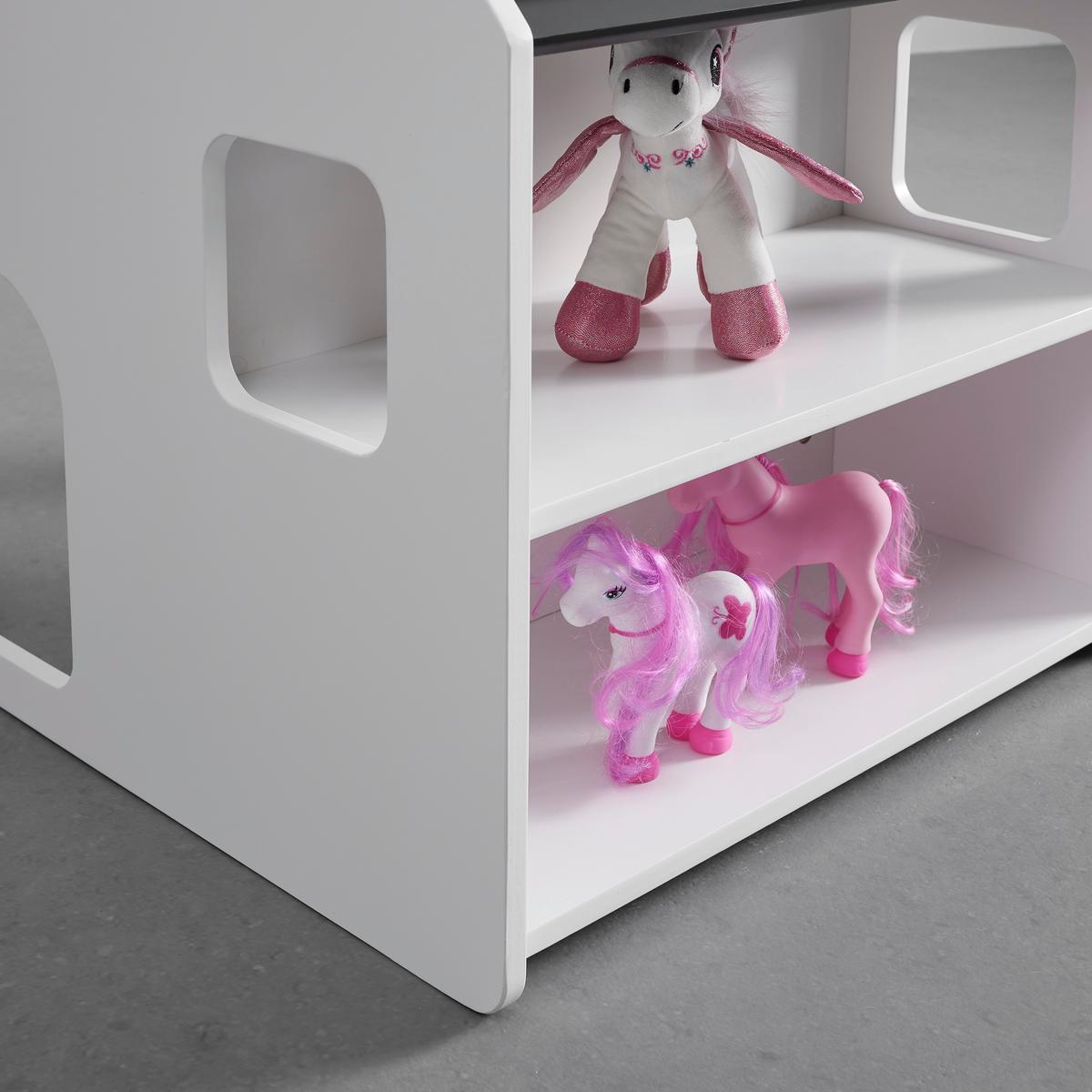 Domček na hranie JULY biely - biela, Modern (60/80/60cm) - Bessagi Kids