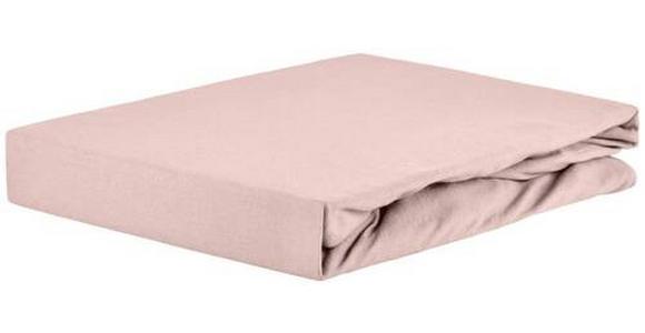 Spannleintuch Jardena Rosa 160x200 cm Baumwolle - Rosa, KONVENTIONELL, Textil (140-160/200cm) - James Wood