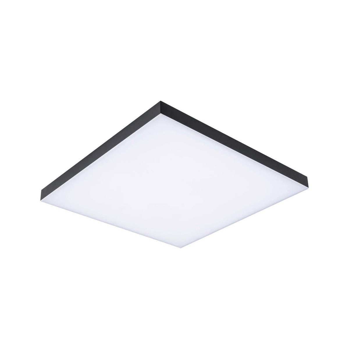 LED-Paneel L: 45 cm dimmbar - Schwarz, Basics, Metall (45/45/6,4cm) - Paulmann