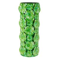 Vase Pot Drop Grün B: 18 cm - Grün, Basics, Metall (18/46/17,5cm)