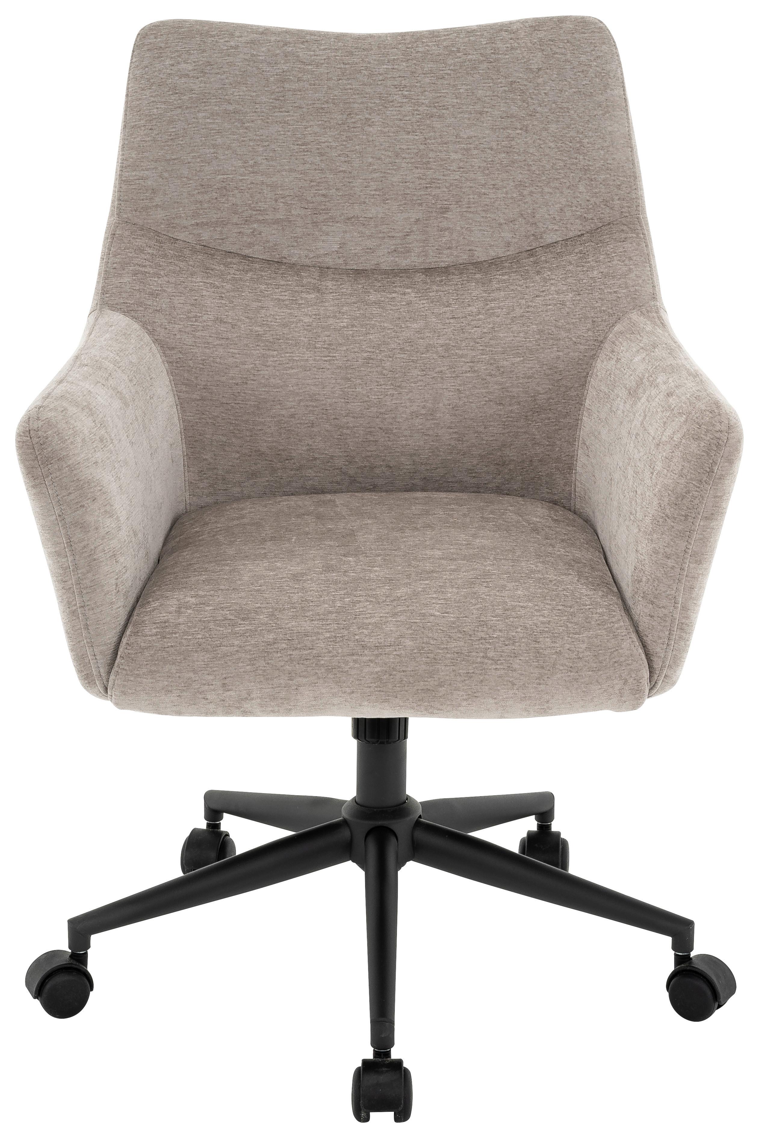 Kancelářske křeslo LINZ 2 - šedá/černá, Moderní, kov/textil (64/98/68cm)