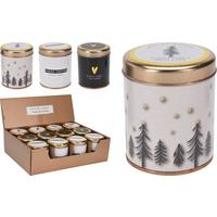 Illatgyertya 420213640 - többszínű, Basics, természetes anyagok (8cm)