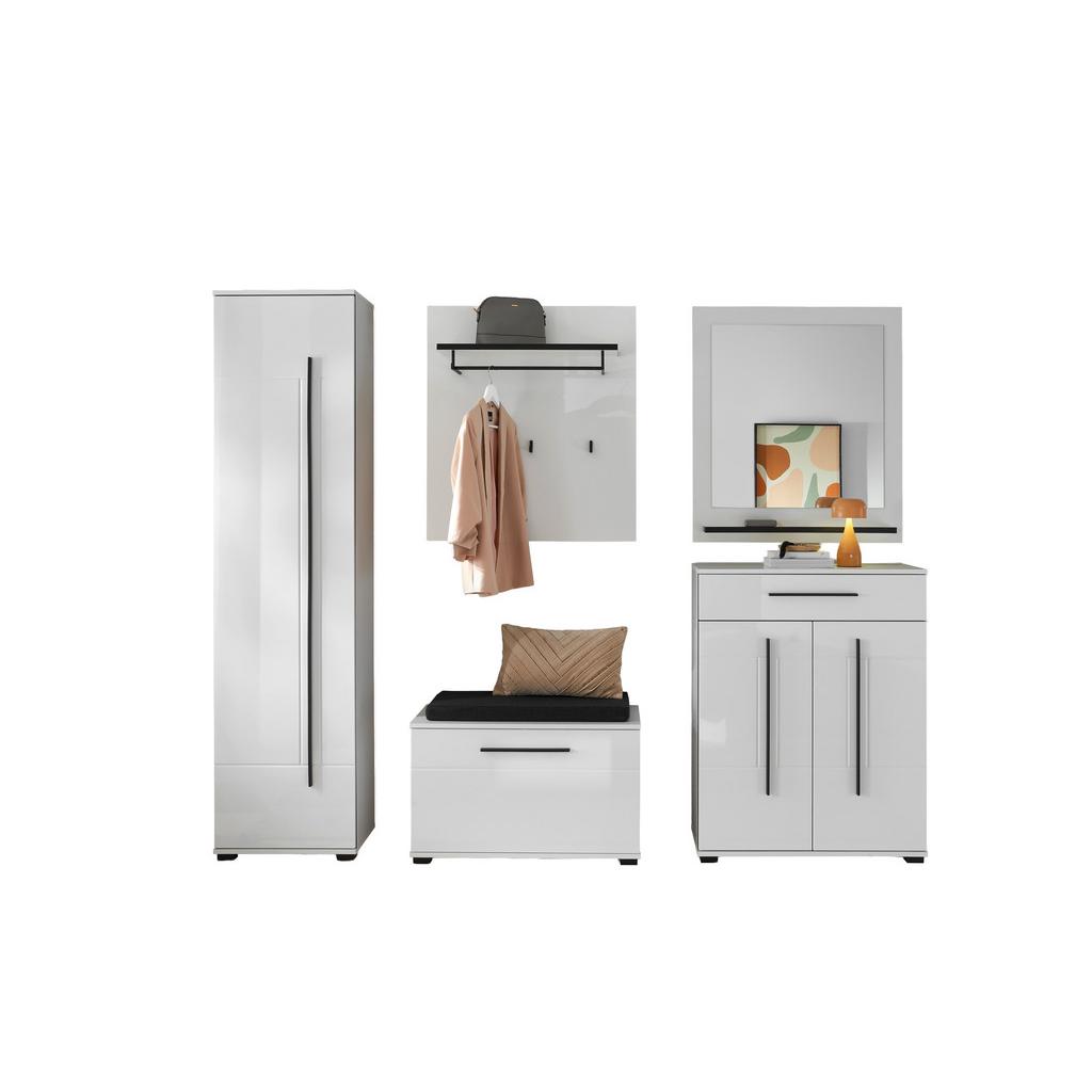 GARDEROBE Cantara Weiß/Weiß HG B: 230cm