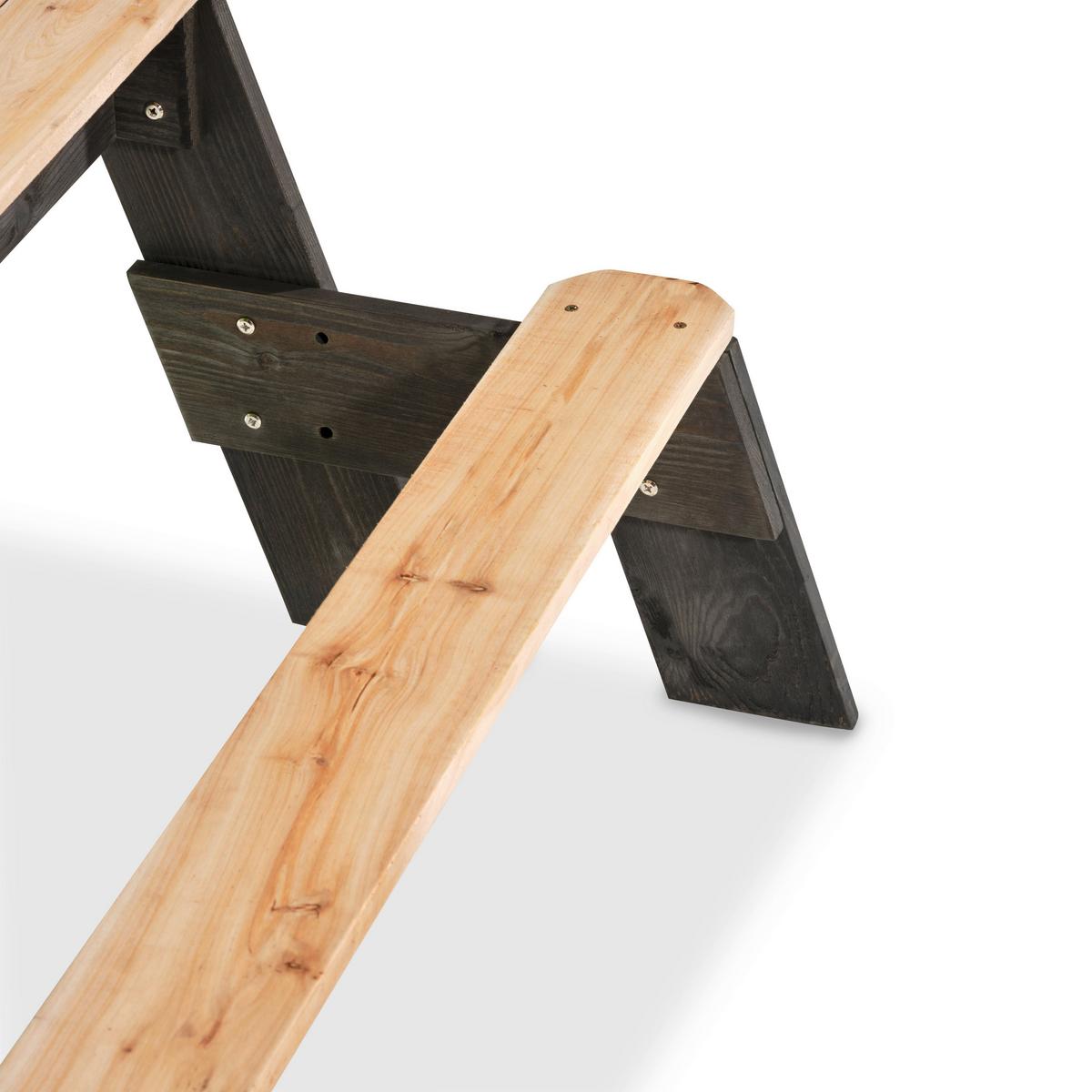 Sand- und Wassertisch Exit LxBxH: 120x94x50 cm Grau - Grau, KONVENTIONELL, Holz (120/94/50cm) - EXIT Toys