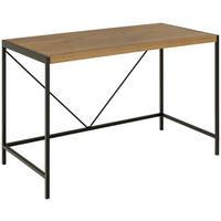 Schreibtisch Bahamas 104776 - Eichefarben/Schwarz, Design, Holzwerkstoff/Metall (120/60/75cm) - MID.YOU
