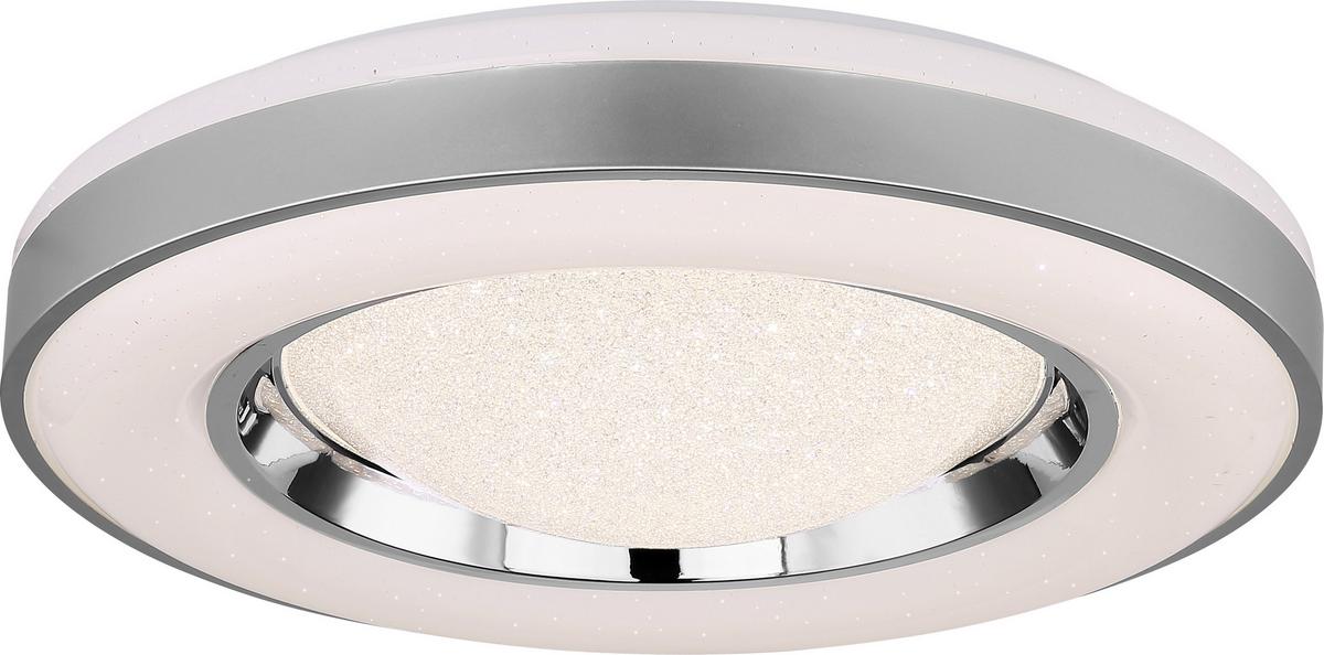 LED-Deckenleuchte Leonie Ø 50 cm mit Farbwechsler - Weiß, Basics, Kunststoff/Metall (50/11cm) - Luca Bessoni