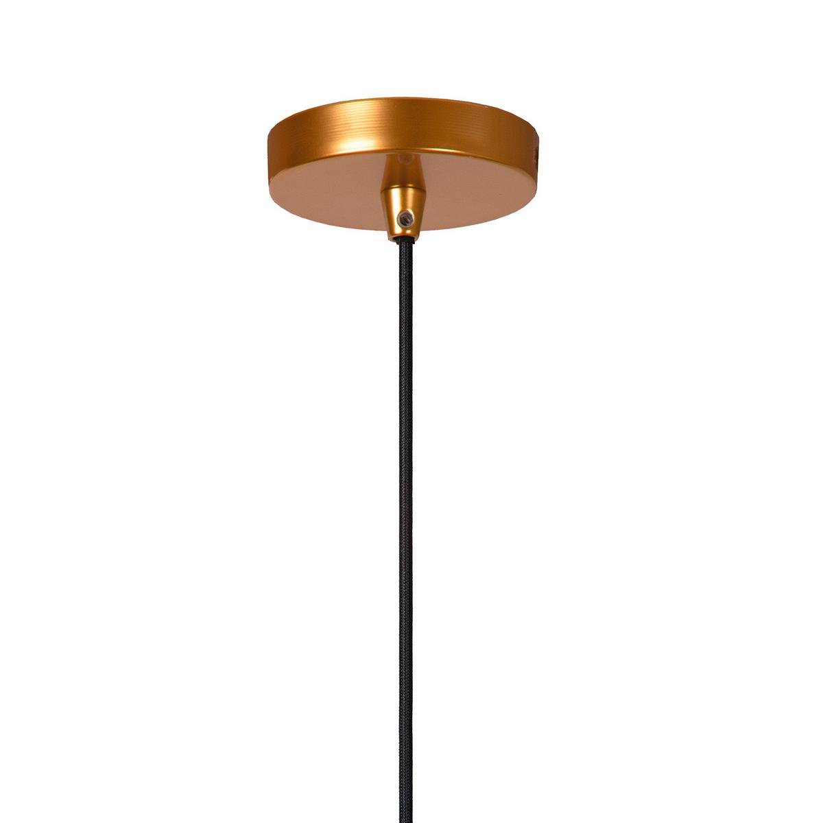 Hängeleuchte Goldfarben D: 30 cm 22w - Goldfarben, KONVENTIONELL, Glas/Metall (30/150cm)
