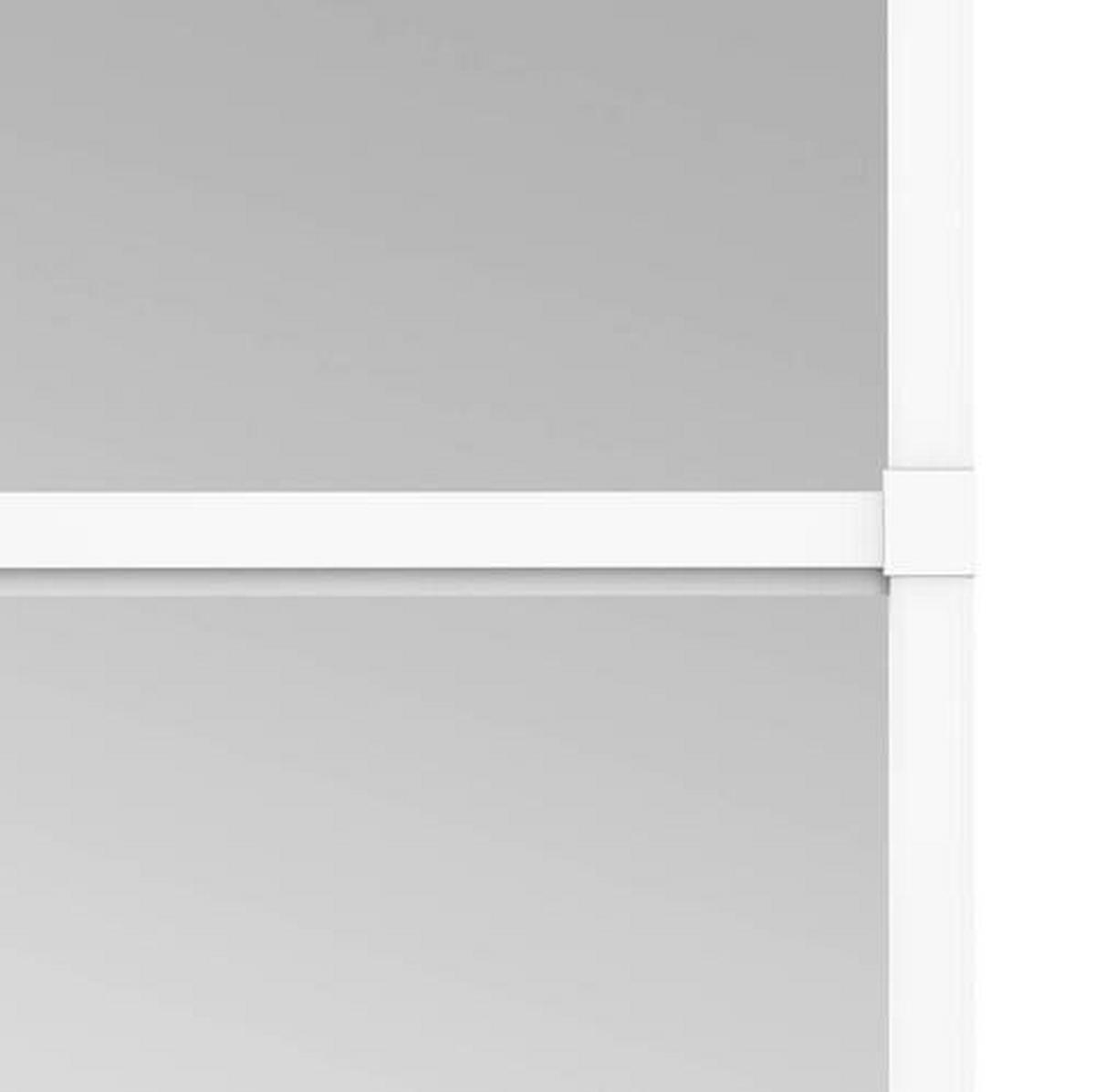 Fliegengitter Tür 100x210 cm Weiß - Weiß, Basics, Metall (100/210cm)