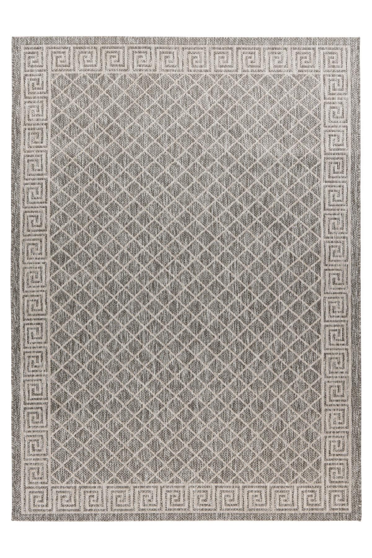 Flachwebteppich My Tallinn 541 - Grau, Design, Textil (160/230cm) - Obsession