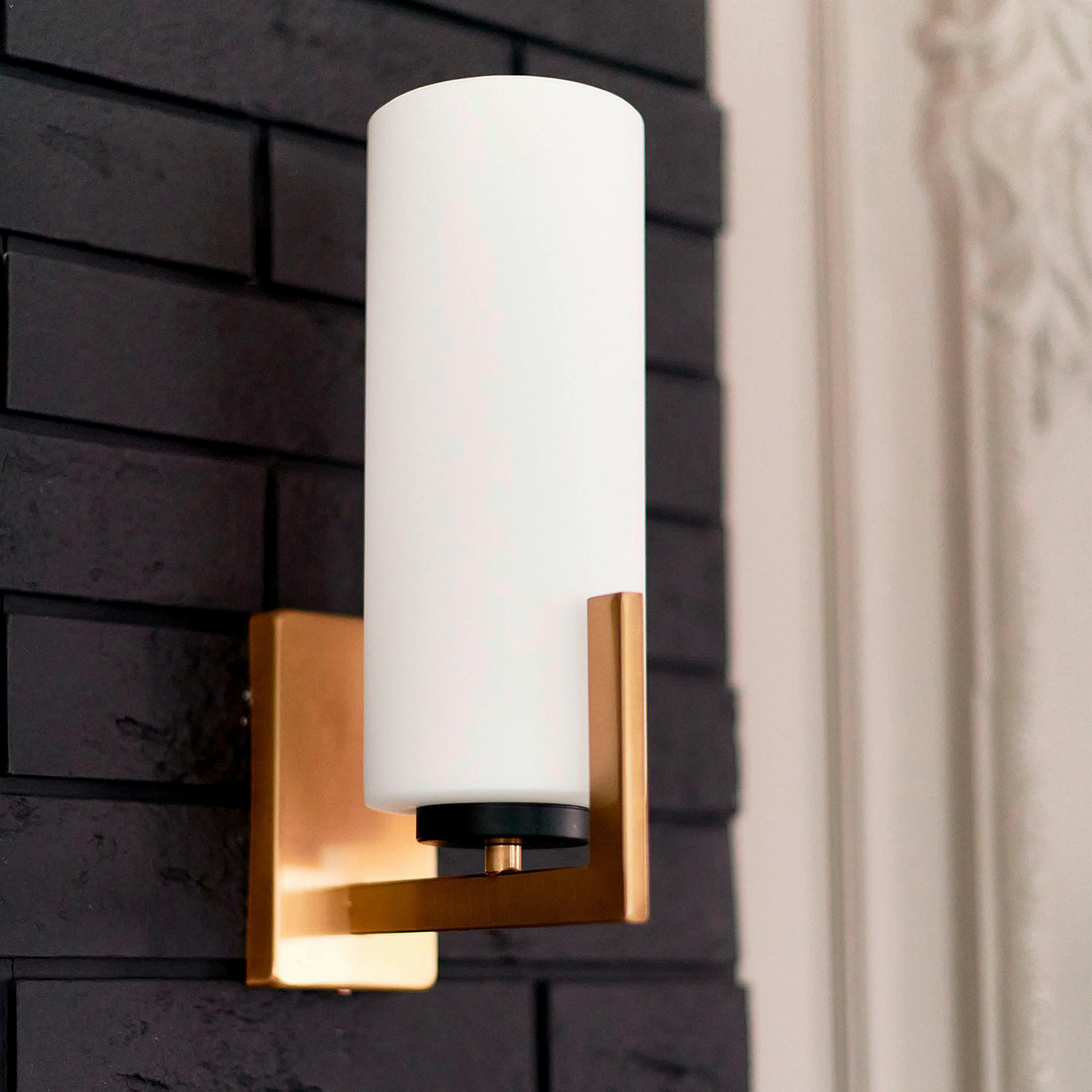 LED-Wandleuchte Fortano 1-Flammig, - Messingfarben, Trend, Glas/Metall (10/31/18,5cm) - MAYTONI