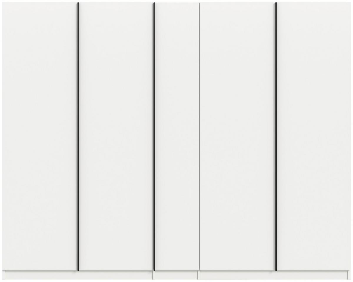 DREHTÜRENSCHRANK Oakland Weiß B: 230 cm - Weiß, MODERN, Holzwerkstoff (230/183/53cm) - MID.YOU