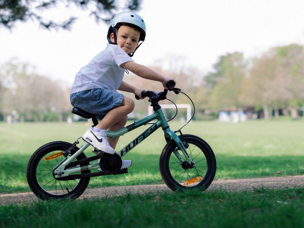 Kinderfahrrad Literide Grün, 14 Zoll - Grün, Basics, Metall (35/56/105cm)