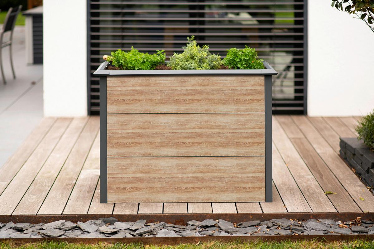 Hochbeet Primus-Multi M - Lärchefarben, KONVENTIONELL, Metall (50/100/77cm)