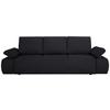 Schlafsofa Madox Anthrazit B: 255 cm - Anthrazit/Schwarz, Design, Textil (255/89/109cm) - MID.YOU