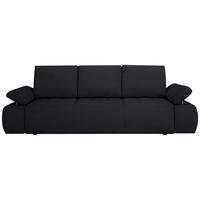 Schlafsofa Madox Anthrazit B: 255 cm - Anthrazit/Schwarz, Design, Textil (255/89/109cm) - MID.YOU