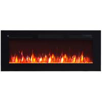 Elektrokamin Leif 40" - Schwarz, Basics, Metall (102/43/15cm)