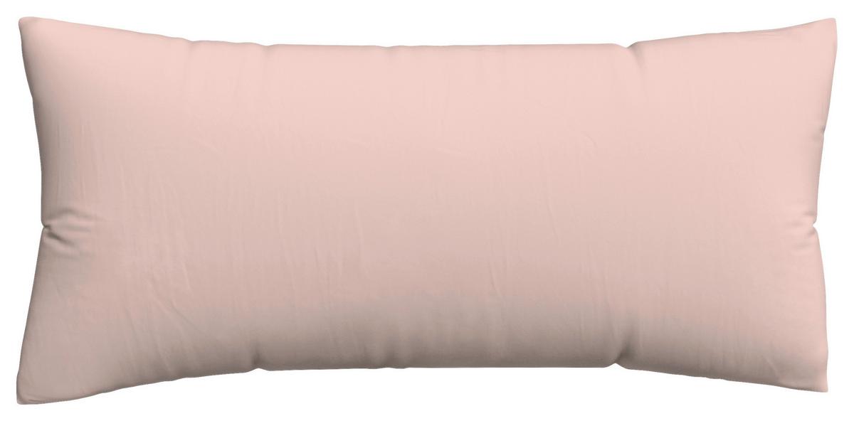 Kopfpolsterbezug Knitted Jersey - Hellrosa, Basics, Textil (40/80cm) - Schlafgut