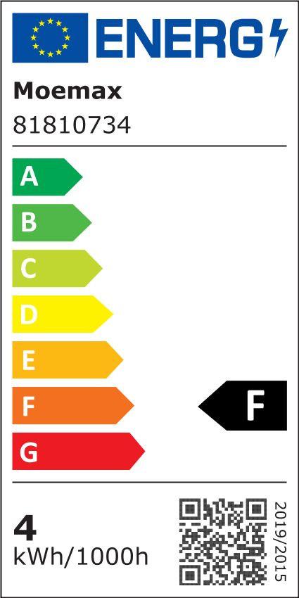 LED žárovka 10589-3 max. 4 Watt - čiré, sklo (4,5/7,8cm) - Mömax