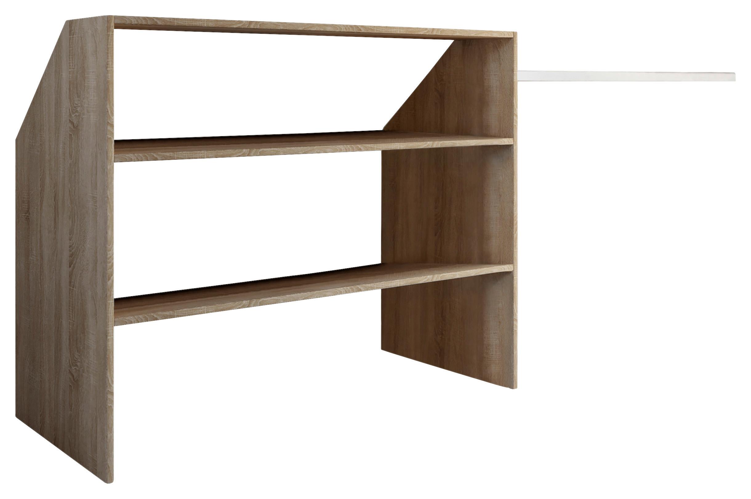 Dachschrägenregal Dacho 90 cm Sonoma Eiche