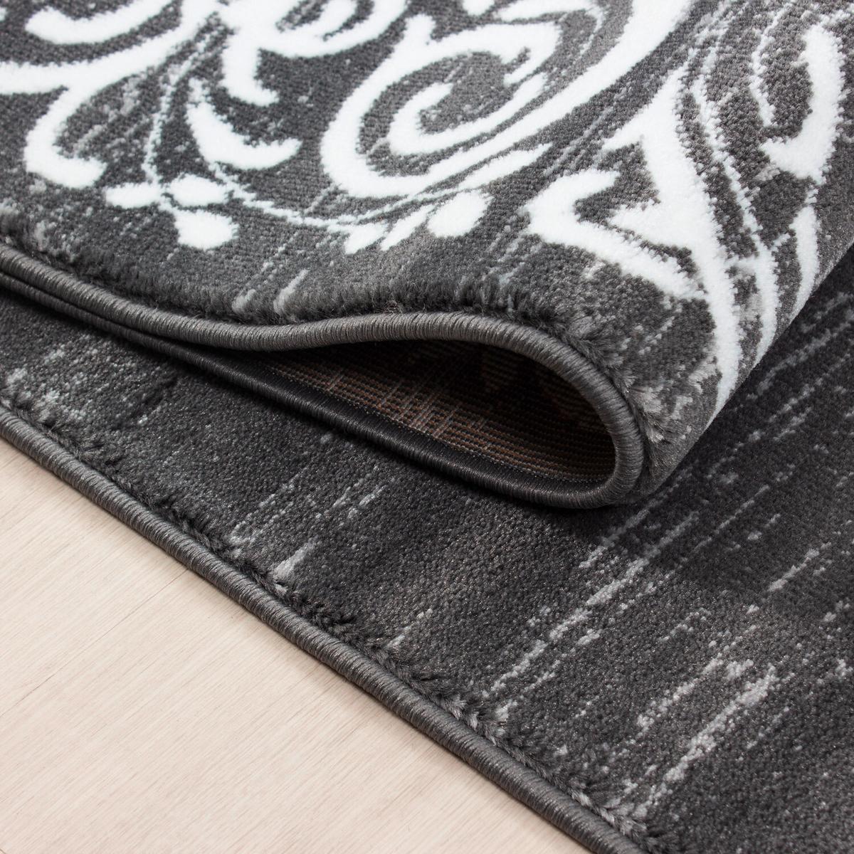 Flachwebteppich Miami - Grau, Design, Textil (240/340cm) - Novel
