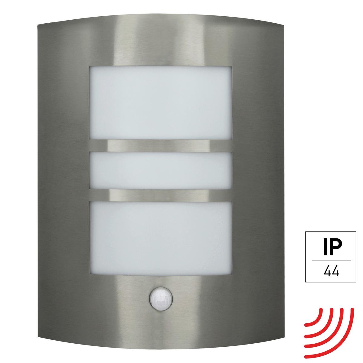 Außenwandleuchte 2528000122396 - Schwarz/Alufarben, KONVENTIONELL, Metall (26/23/97cm)