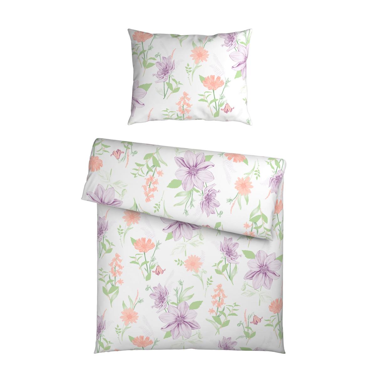 Bettwäsche Maila - Beere, MODERN, Textil - Luca Bessoni