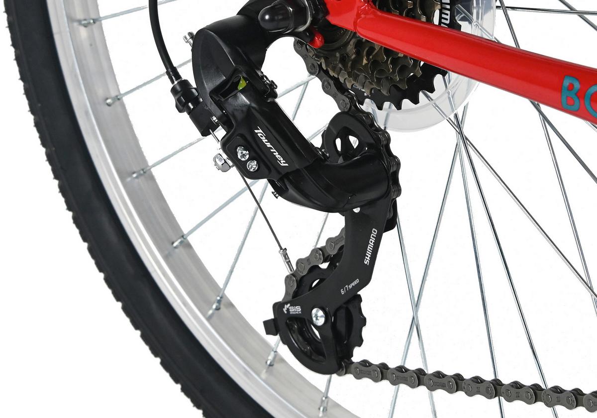 Kinderfahrrad Dacapo Bobby Rot 24 Zoll, Rh 32 Cm - Rot, Basics, Metall (25/140/60cm)