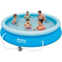 BAZÉN MITCH - VČ. FILTRU - modrá/světle modrá, plast (366/76cm) - Based