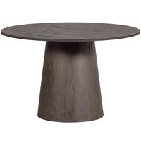 ESSTISCH Maan Dunkelbraun L: 120 cm - Dunkelbraun, Design, Holzwerkstoff (120/120/75cm) - Livetastic