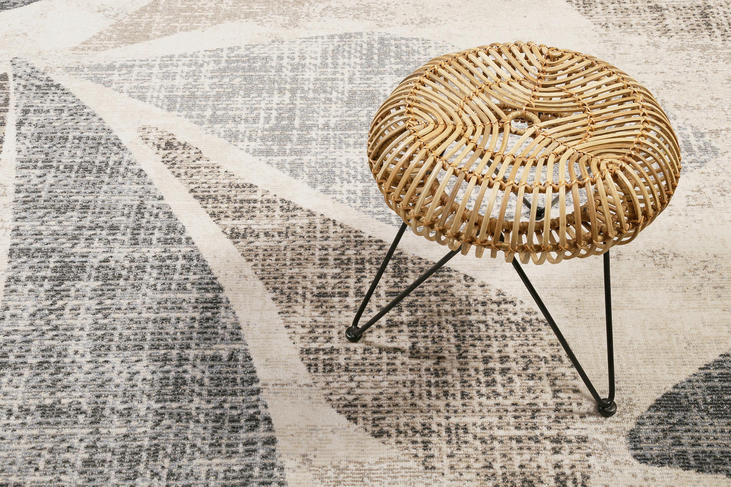 Outdoor-Teppich Beige Leaf 120/170 cm - Beige, KONVENTIONELL, Textil (120/170cm) - Esprit