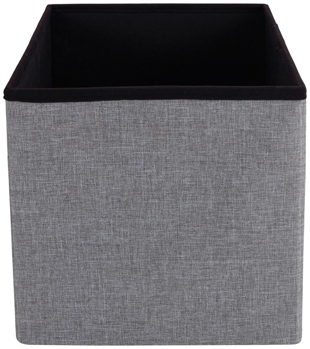 Taburet FRANZ 1+1 ZDARMA (1*kus=2 produkty) - sivá, Modern, kompozitné drevo/textil (38/38/38cm)