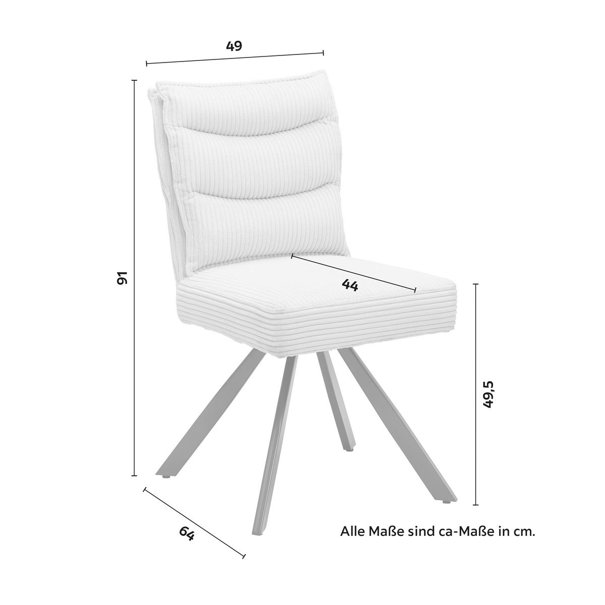 Otoční židle béžová - bílá/tmavě šedá, Moderní, kov/dřevo (49/91/64cm) - Bessagi Home