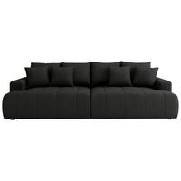 Bigsofa Adele Schwarz B: 270cm - Schwarz, Design, Textil (270/85/136cm) - Livetastic