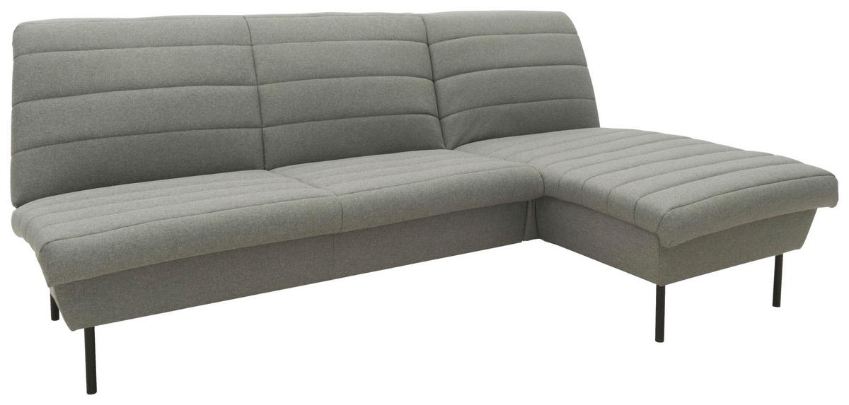 Ecksofa Looks Ix - Graubraun/Schwarz, Design, Textil (214/168cm) - LOOKS by W.Joop