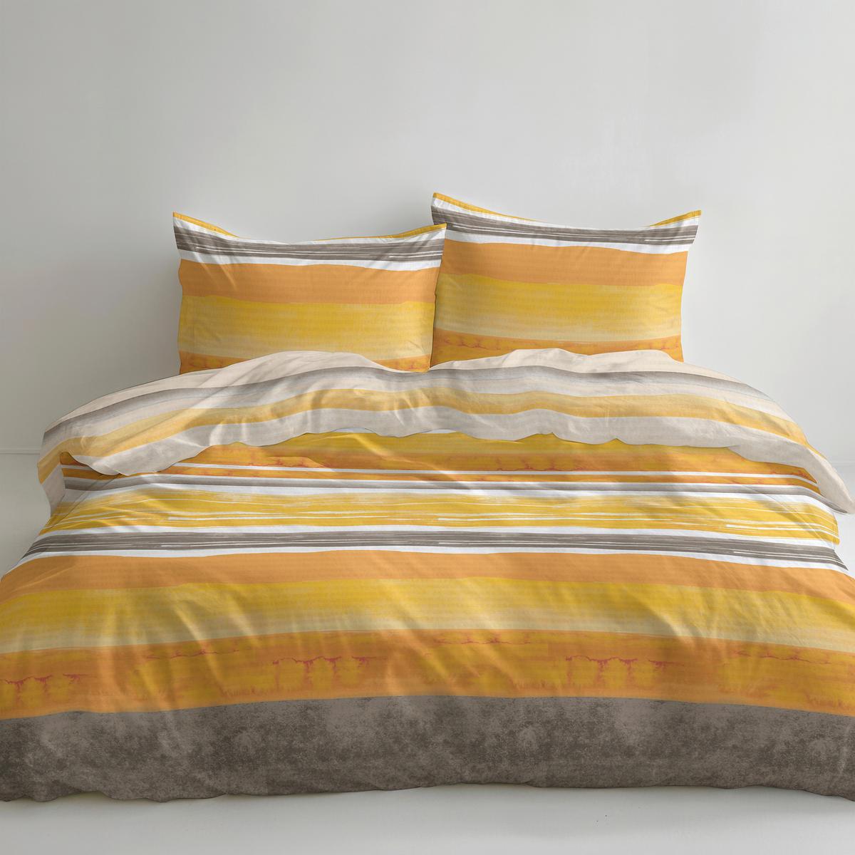POVLEČENÍ SERB.013.URSA KAKI - oranžová, Konvenční, textil (200/200cm) - Florella